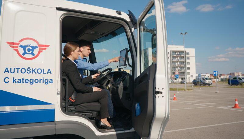 Autoškola C kategorija obuka vozača kamiona Autoškola C kategorija obuka vozača kamiona